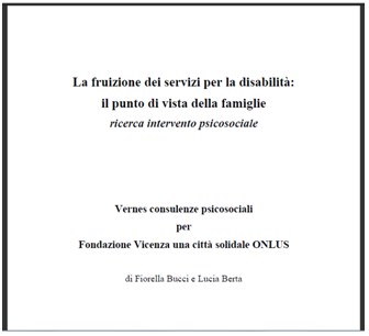VICENZA - "La fruizione dei servizi per la disabilit&agrave;: il punto di vista delle famiglie - Aprile 2011